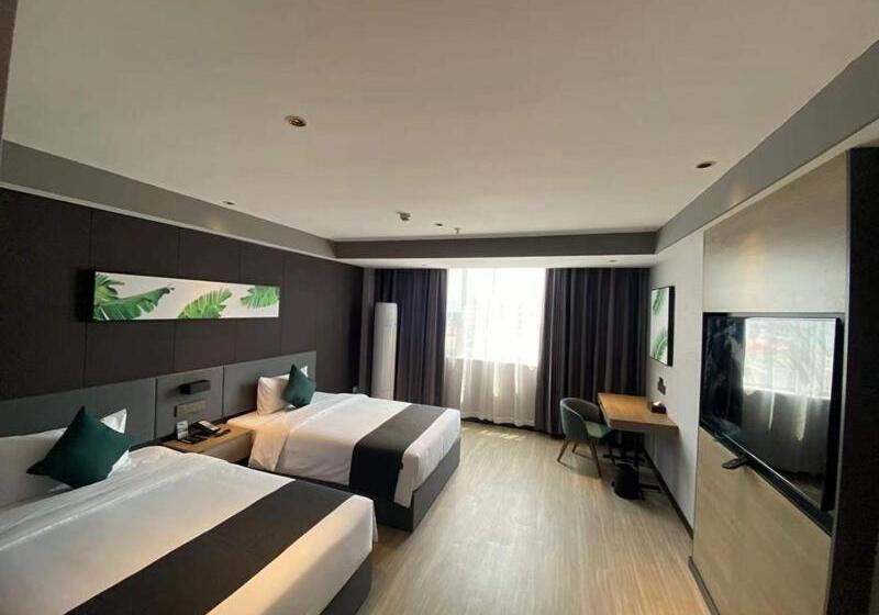 호텔 Thank Inn Plus Xinyang Gushi Liaocheng Avenue