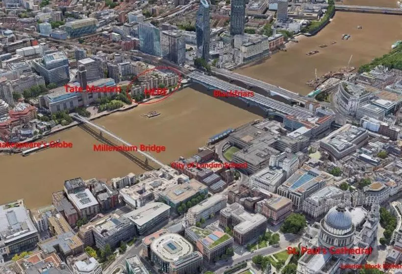 Great River Thames View Entire Apartment In The Most Central London