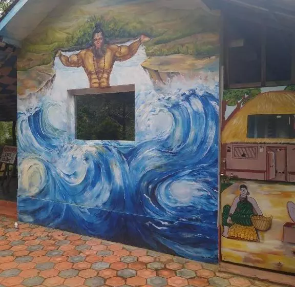 ホテル Gundappa Cafe Gokarna Kudle Beach