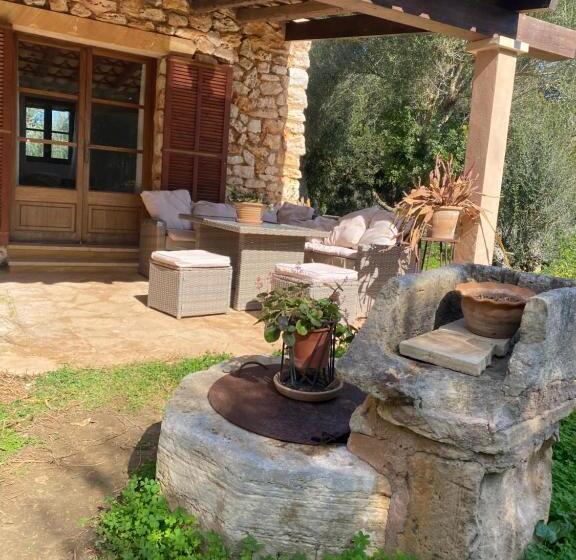 تختخواب و صبحانه Studio Doppelzimmer 2 Pers Mit Terrasse Und Pool Auf Finca Mallorca