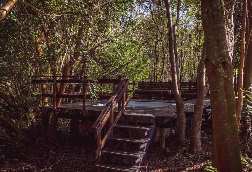 استراحتگاه Tiny House Con Opción De Tina Temperada