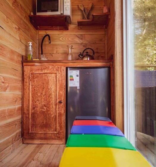 استراحتگاه Tiny House Con Opción De Tina Temperada