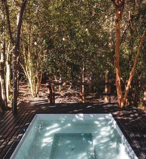 استراحتگاه Tiny House Con Opción De Tina Temperada