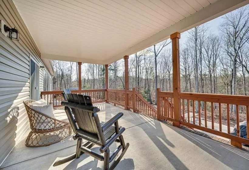 Home Gym & Fireplace: Roaring River Retreat