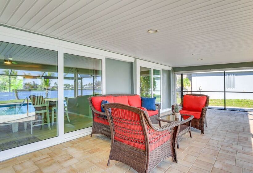 Waterfront Port Charlotte Home W/ Pool & Lanai