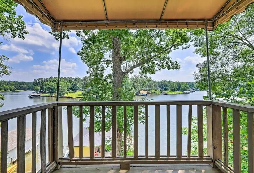 Lakefront Home W/ Entertainment Space & Dock!