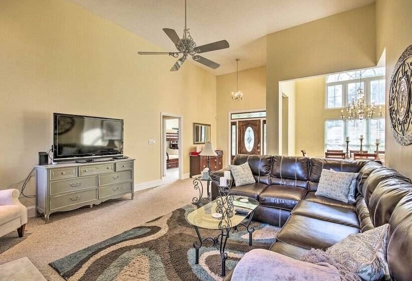 Luxe Lake House W/ Pool & Dock On Deep Water Cove!