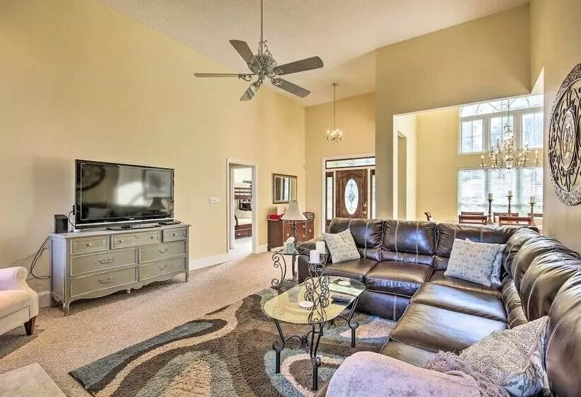 Luxe Lake House W/ Pool & Dock On Deep Water Cove!