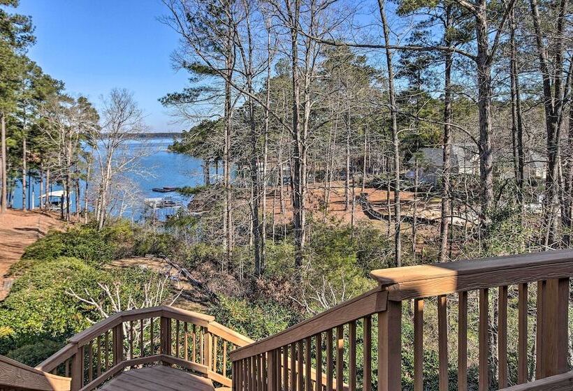 Luxe Lake House W/ Pool & Dock On Deep Water Cove!