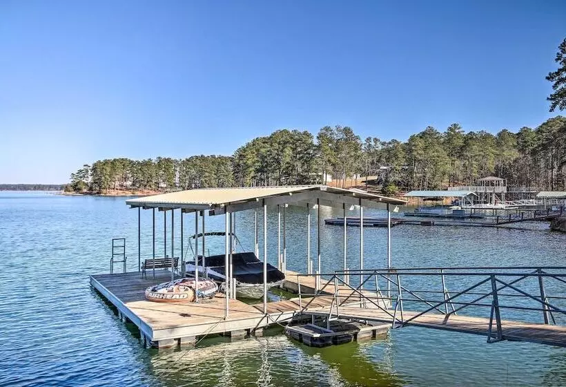 Luxe Lake House W/ Pool & Dock On Deep Water Cove!
