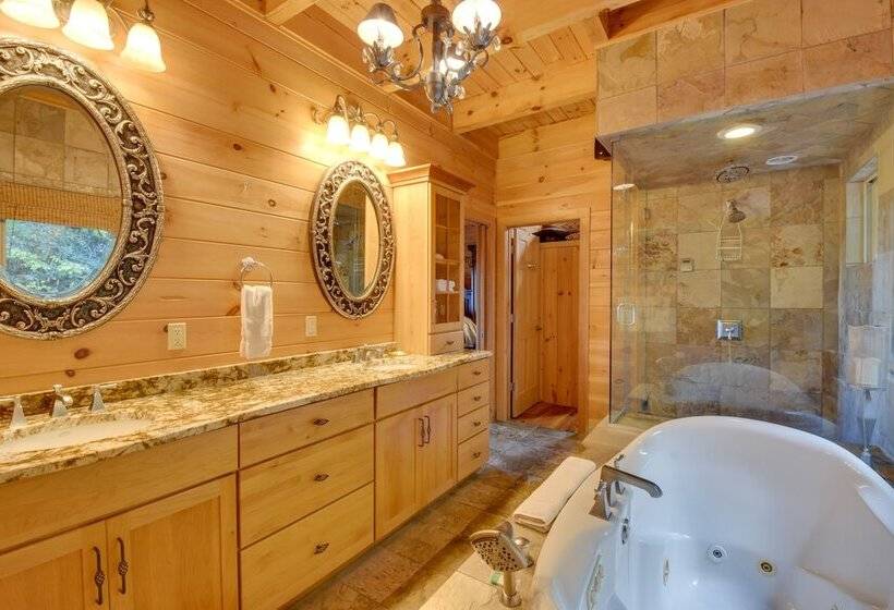 Pet Friendly Sky Valley House W/ Game Room & Views