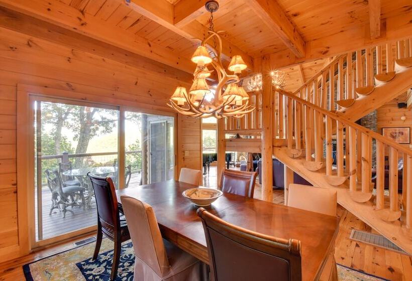 Pet Friendly Sky Valley House W/ Game Room & Views