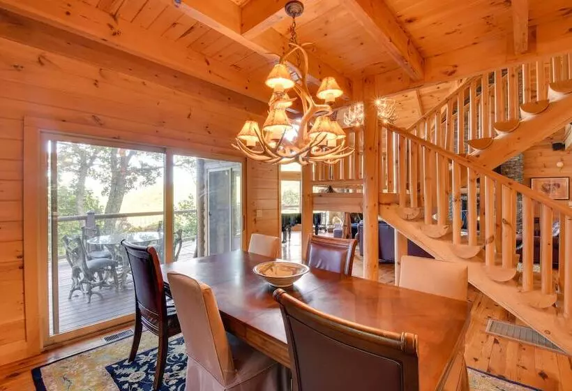 Pet Friendly Sky Valley House W/ Game Room & Views