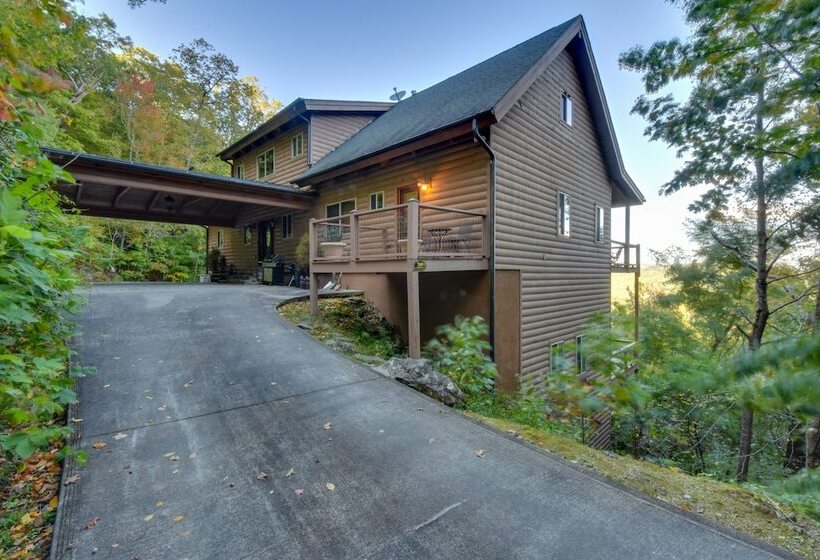 Pet Friendly Sky Valley House W/ Game Room & Views