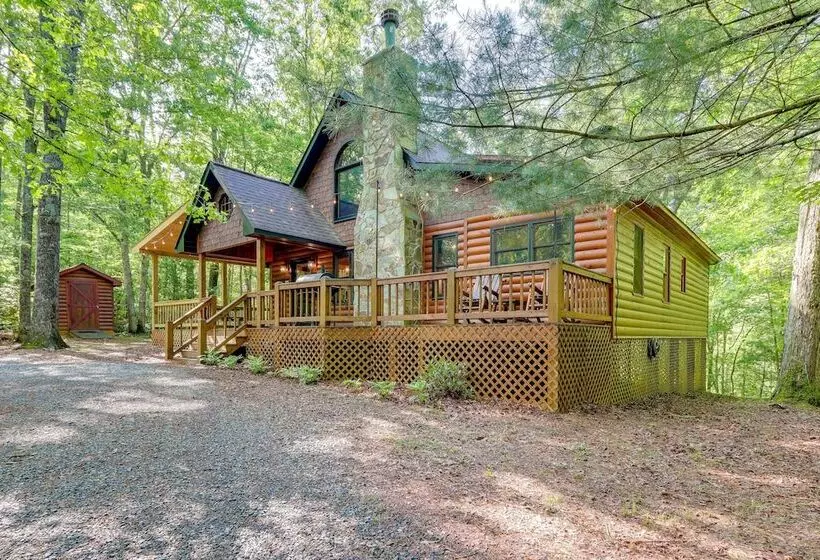 Pet Friendly Cabin W/ Hot Tub In Mineral Bluff!