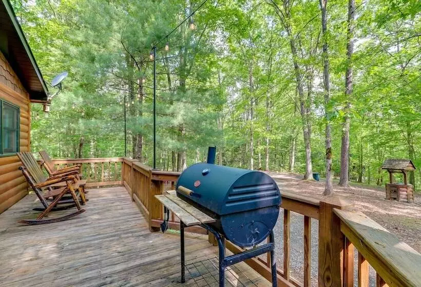 Pet Friendly Cabin W/ Hot Tub In Mineral Bluff!
