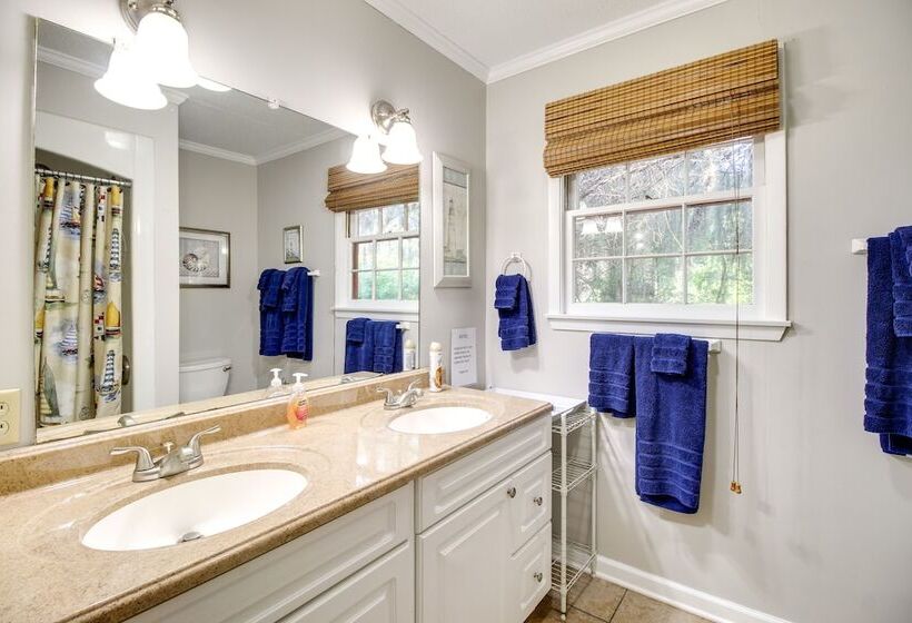 Waterfront Baisden S Bluff Home W/ Dock & Views!