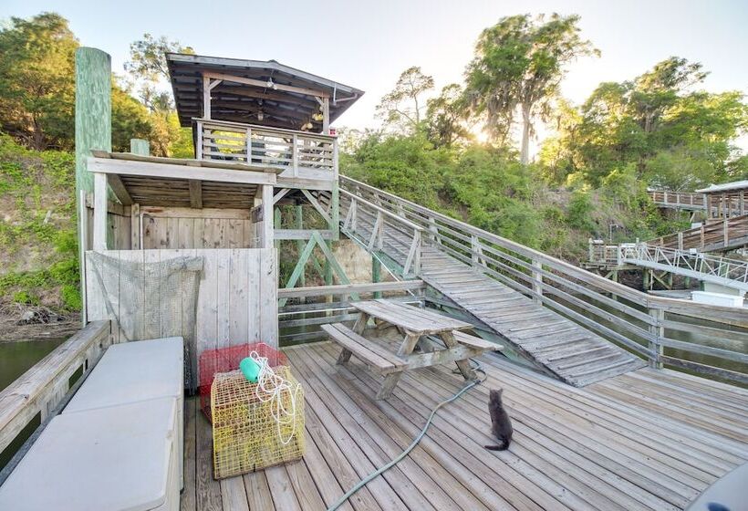 Waterfront Baisden S Bluff Home W/ Dock & Views!