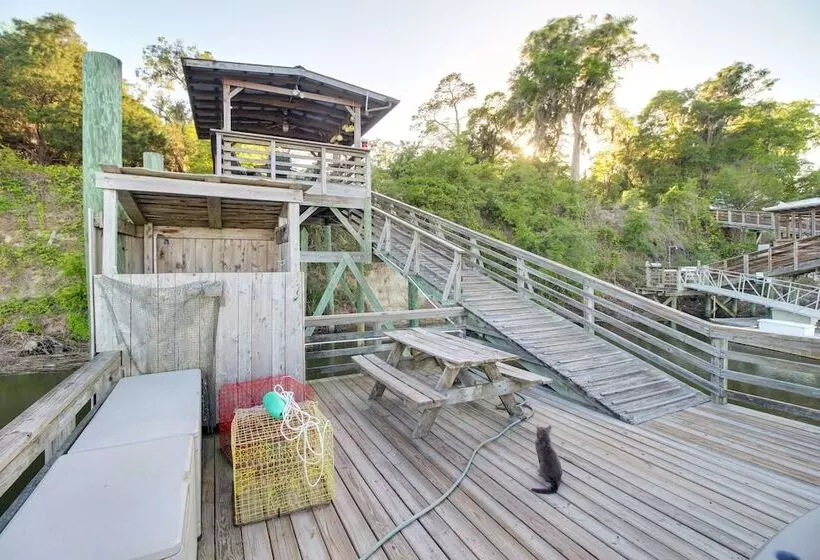 Waterfront Baisden S Bluff Home W/ Dock & Views!