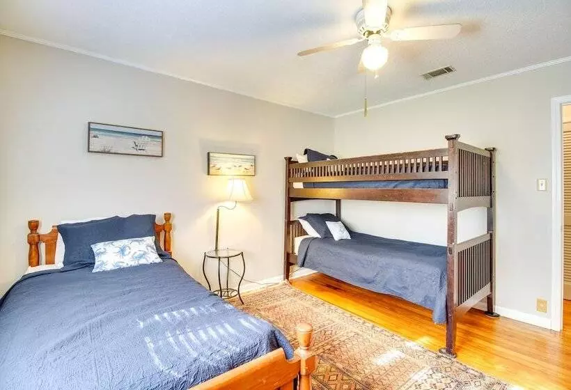 Waterfront Baisden S Bluff Home W/ Dock & Views!