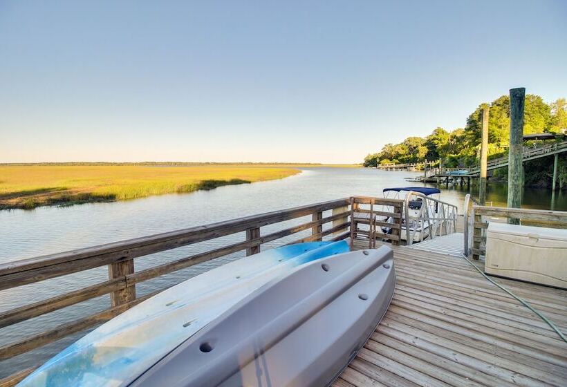 Waterfront Baisden S Bluff Home W/ Dock & Views!
