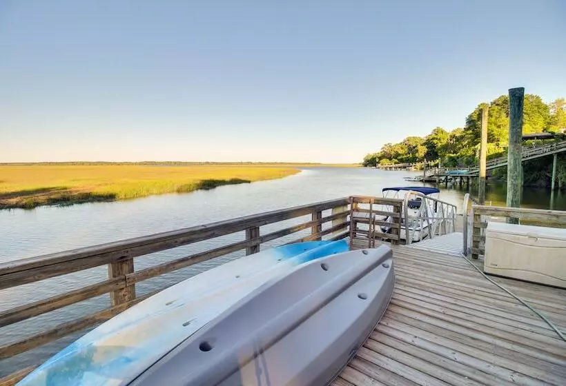 Waterfront Baisden S Bluff Home W/ Dock & Views!