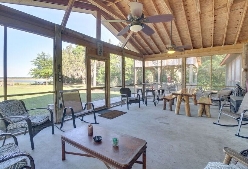 Waterfront Baisden S Bluff Home W/ Dock & Views!