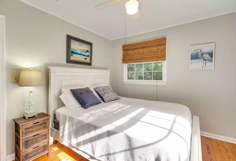 Waterfront Baisden S Bluff Home W/ Dock & Views!