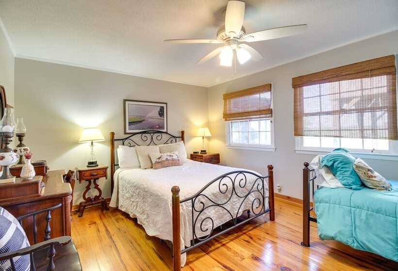 Waterfront Baisden S Bluff Home W/ Dock & Views!