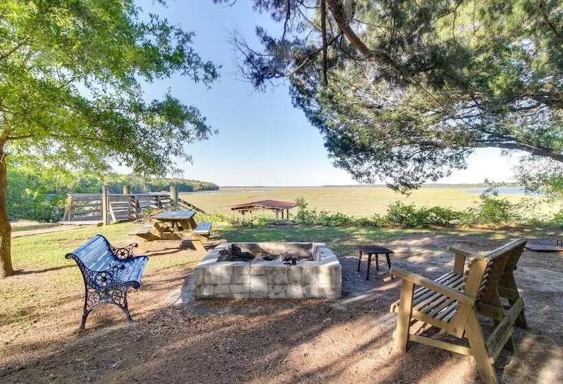 Waterfront Baisden S Bluff Home W/ Dock & Views!