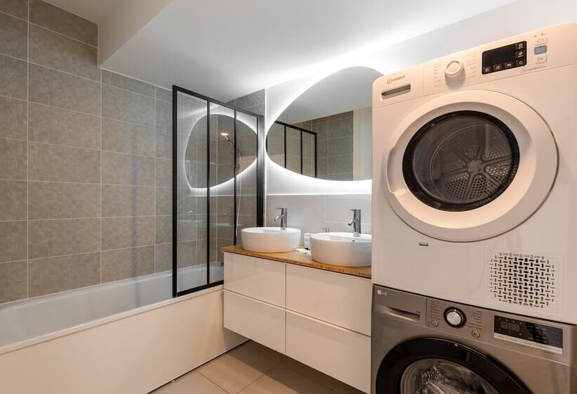 צימר Rouen Seine View Apartment