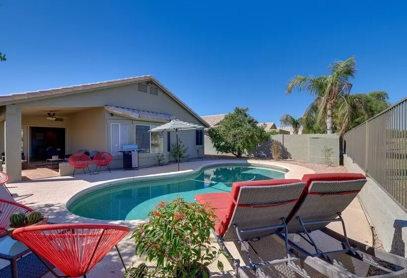 Serene Glendale Home W/ Pool + Golf Course View!