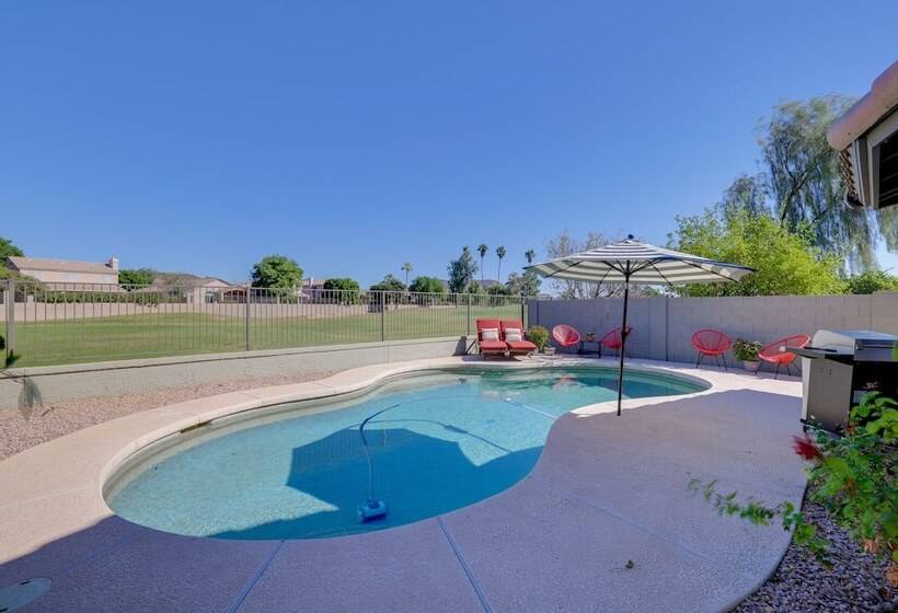 Serene Glendale Home W/ Pool + Golf Course View!