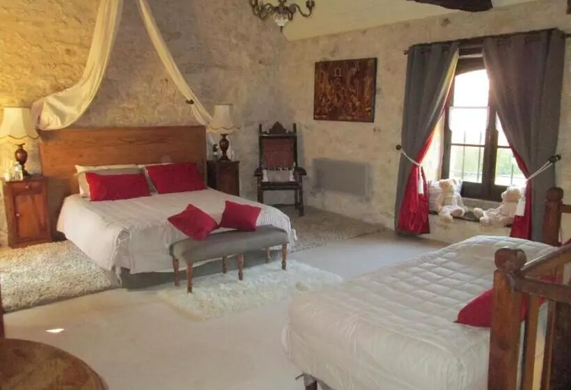Aamiaismajoitus (B&B) Manoir La Barriere Lot