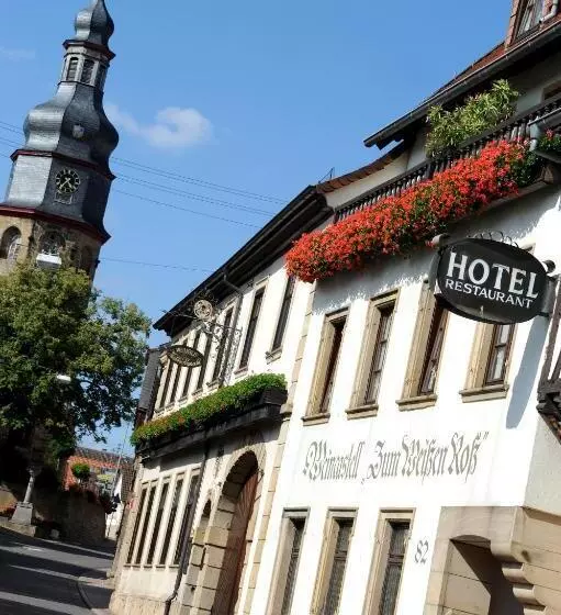 ホテル Weinkastell Zum Weissen Ross