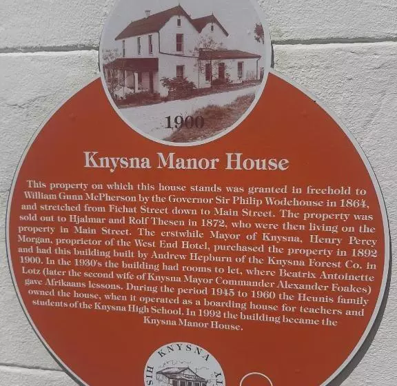 ホテル Knysna Manor House