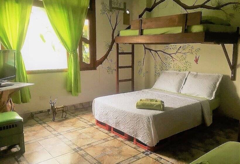 민박 Eco Hotel El Refugio De La Floresta