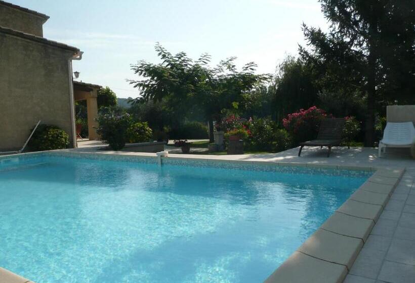 ベッドアンドブレックファースト Chambres D Hôtes Climatisées Avec Cuisine D été Villa Gour Du Peyrol