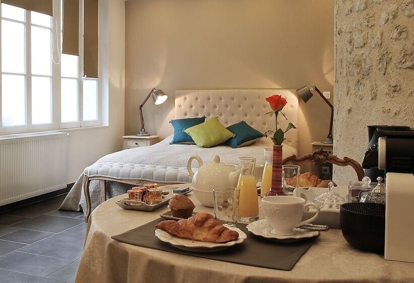 مبيت وإفطار Demeure Des Cordeliers Avec Parking Privé