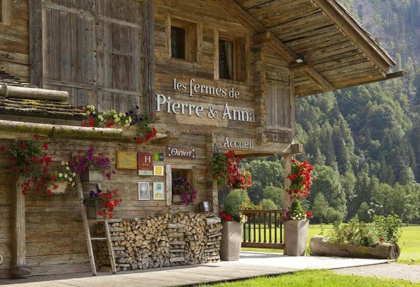 호텔 Chalet Hôtel Les Fermes De Pierre & Anna