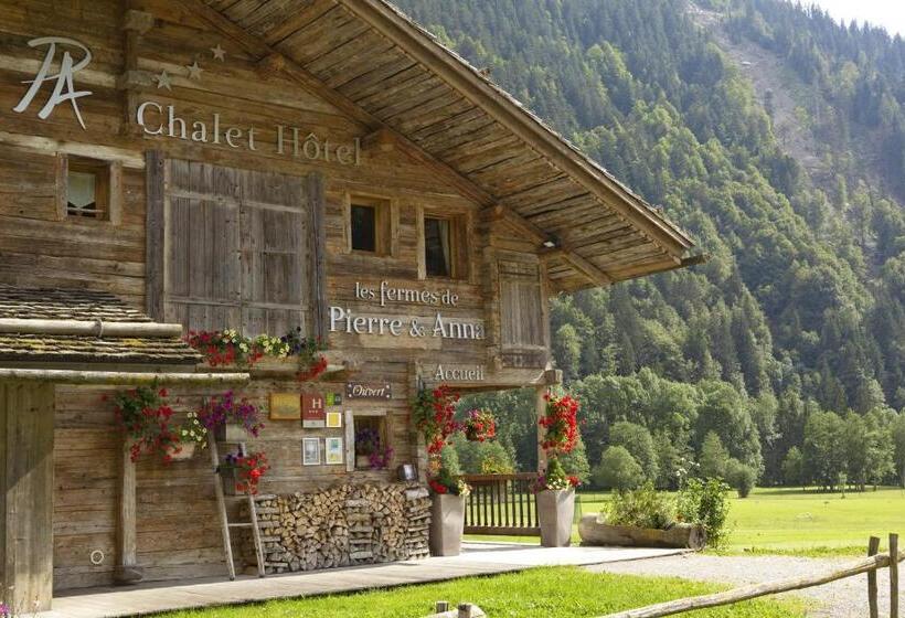 호텔 Chalet Hôtel Les Fermes De Pierre & Anna