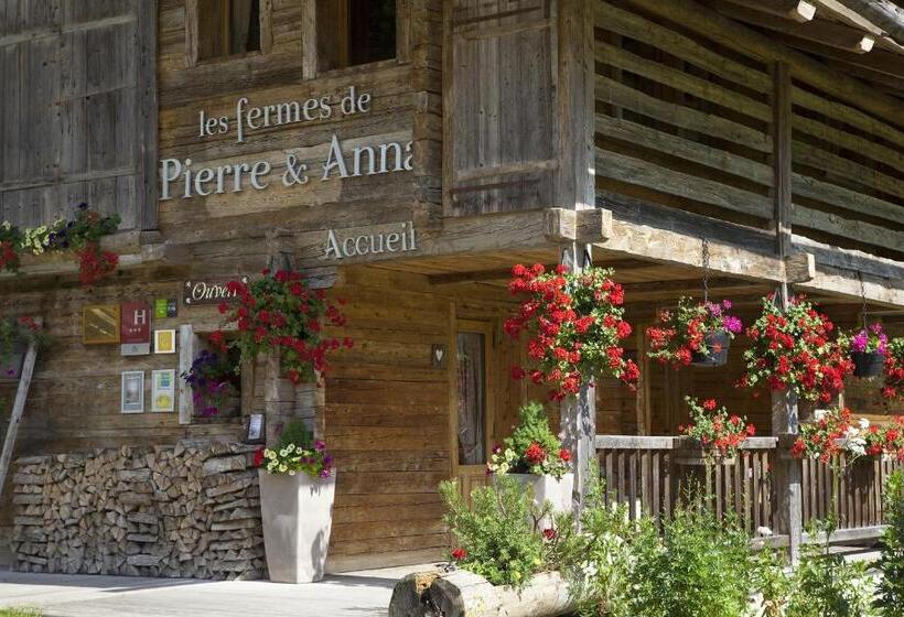 호텔 Chalet Hôtel Les Fermes De Pierre & Anna