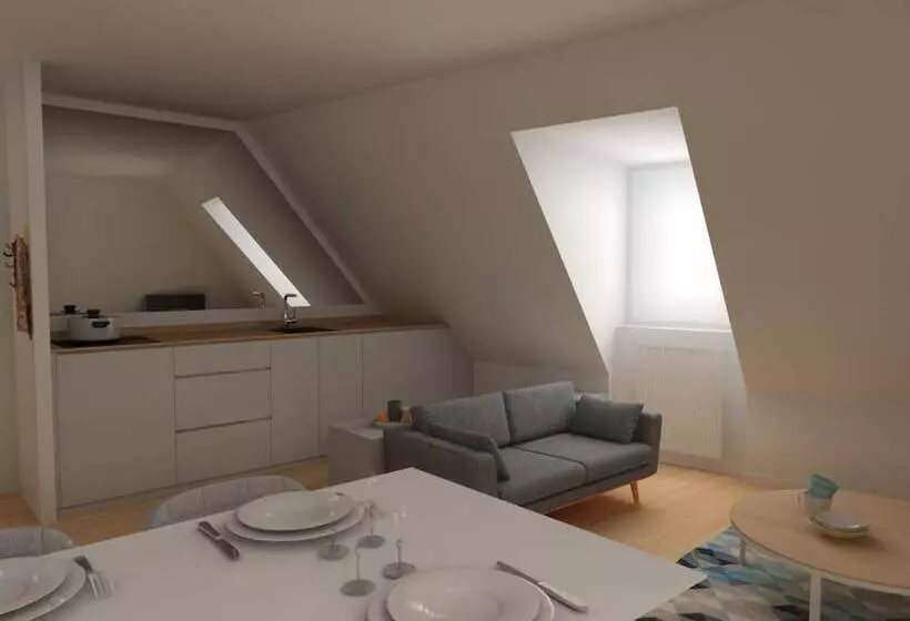 ホテル La Vinotière Chambres Appartements Spa