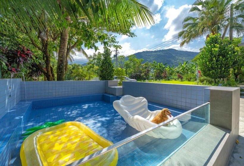 تختخواب و صبحانه 雲上太陽villa Ktv烤肉