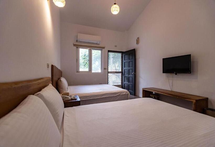 تختخواب و صبحانه 雲上太陽villa Ktv烤肉