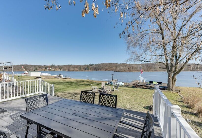 Lakefront Highland Home W/ Dock ~ 2 Mi To Milford!