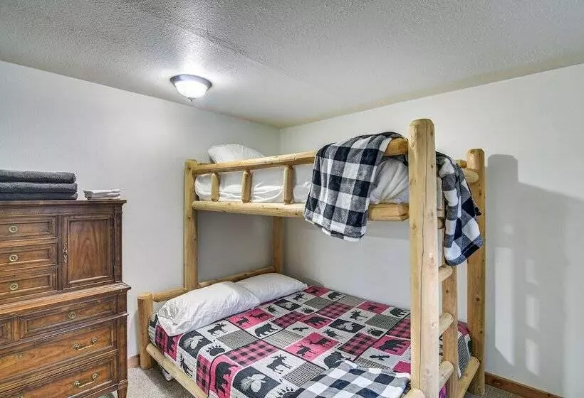 Riverfront Pine Cabin W/ Hot Tub & Mountain Views!