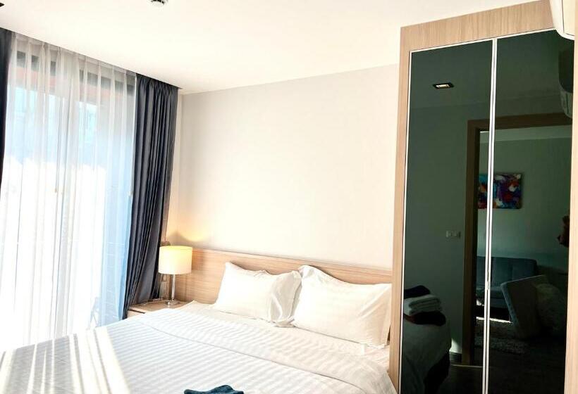 一卧现代迷人公寓@kata Beach, 步行5分钟