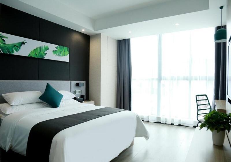 Hotell Thank Inn Chain Fuyang Linquan Stadium