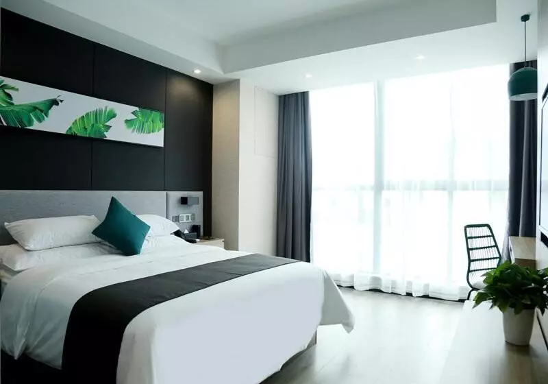 Hotelli Thank Inn Chain Fuyang Linquan Stadium